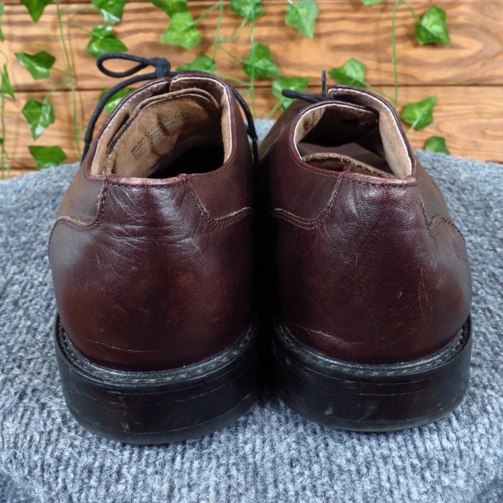 Florsheim Broxton Mens Derby Shoes Size 11.5 D Formal Dress Burgundy Leather